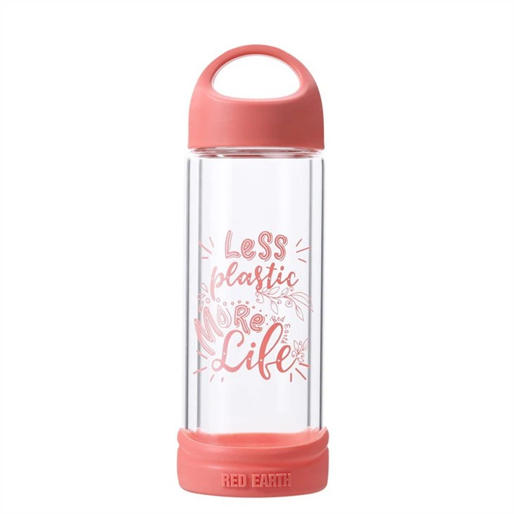 glass water bottle
