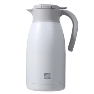 Vacuum Insulated Coffee Pot With Press Button Top