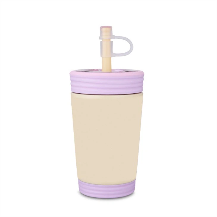 Cute Thermal Straw Water Drinking Bottle